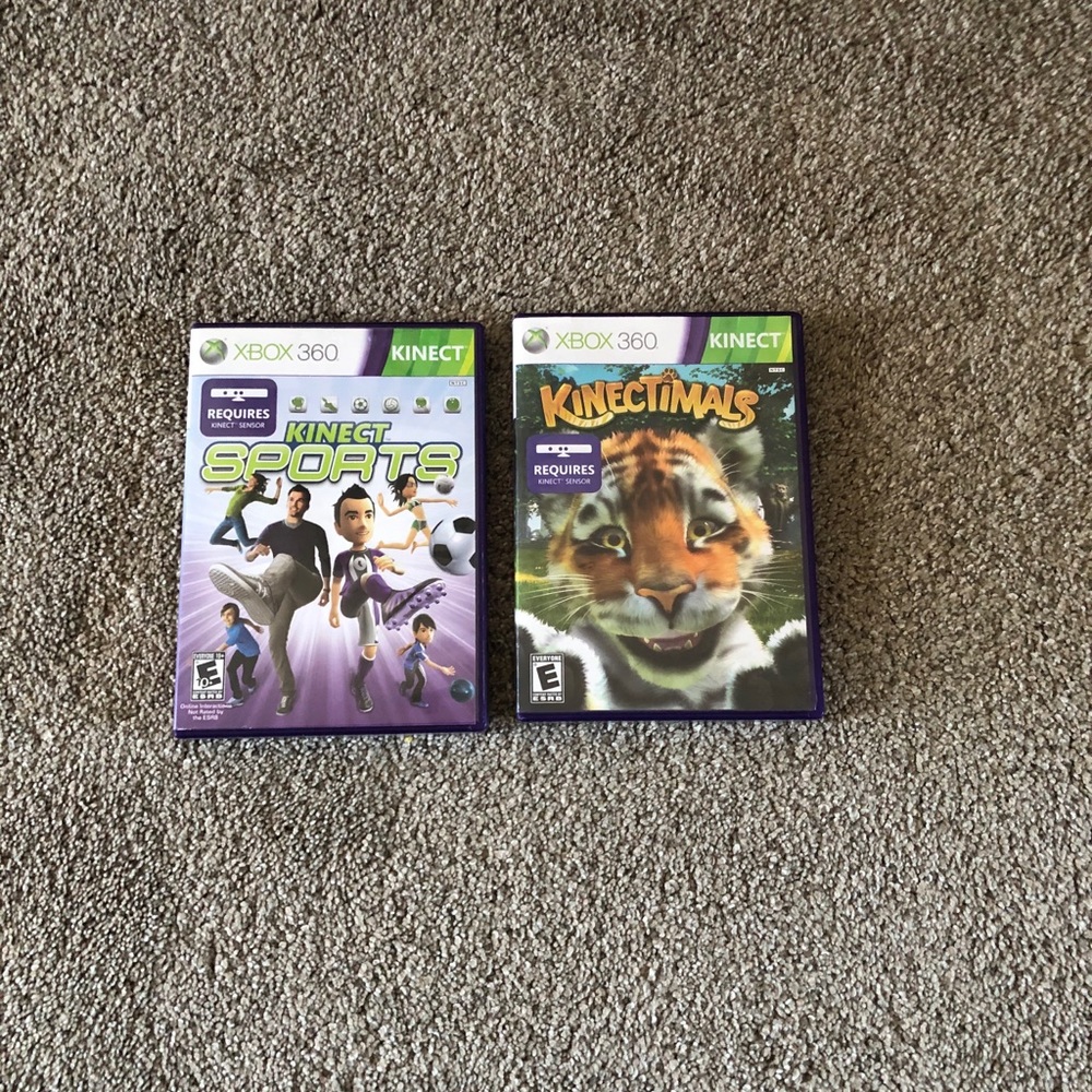 Xbox 360 KINECT game bundle